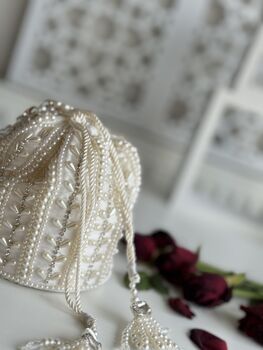 Bikaner Ivory Potli Bag, 8 of 9