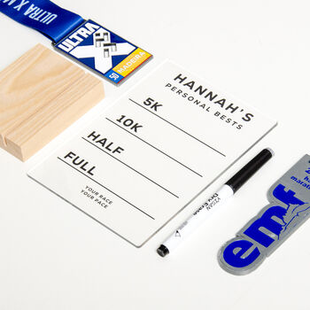 Personalised Running Personal Bests Sign, 3 of 11