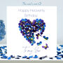 Our Son Butterfly Heart Heavenly Birthday Card, thumbnail 2 of 12