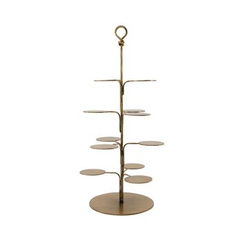 Seny Brass Canapé And Cupcake Stand, 2 of 4