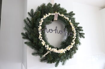 Modern Christmas Fairy Light Wreath, 5 of 8