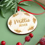 Personalised Engraved Bauble Decoration, thumbnail 1 of 2