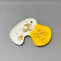 Two Tone Yellow And White Jewellery And Trinket Tray, thumbnail 1 of 11