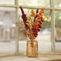 Earthly Amber Dried Flower Posy With Vase, thumbnail 3 of 4
