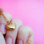 18k Gold Vermeil Or Silver Personalised Heart Necklace, thumbnail 1 of 4