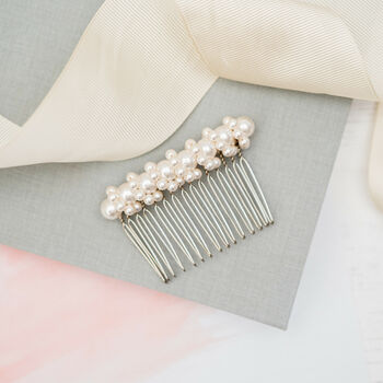 Twisted Pearl Bridal Comb, 4 of 4