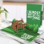 Two F*Cking Deer! Funny 3D Pop Up Card, Best For Father's Day, thumbnail 1 of 11