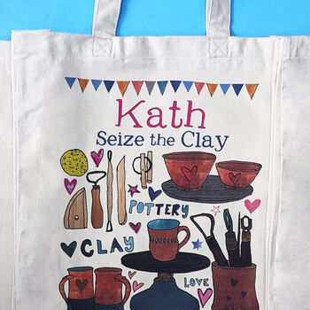Personalised Pottery Bag, 8 of 12