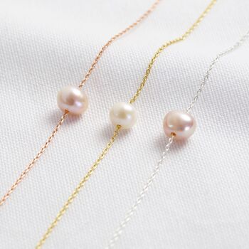 Freshwater Pearl Bead Necklace, 2 of 7