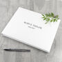 Personalised Luxury White Italian Leather Memoriam Book, thumbnail 7 of 12