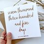 Special Wedding Anniversary Card | Husband Or Wife, thumbnail 2 of 5