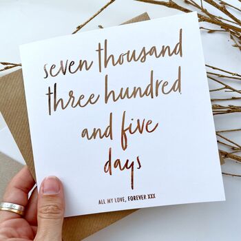 Special Wedding Anniversary Card | Husband Or Wife, 2 of 5