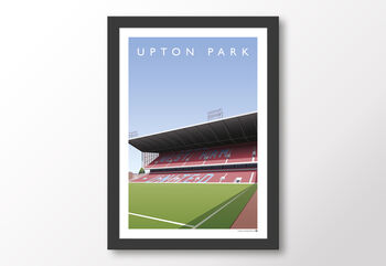 West Ham Upton Park Bobby Moore Stand Poster, 8 of 8