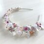 Pink And Silver Flower Crown, thumbnail 4 of 4