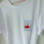 If Crabby Return To The Beach Embroidered T Shirt, thumbnail 2 of 6