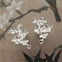 Sterling Silver Forget Me Not Bloom Studs, thumbnail 5 of 6