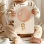 Personalised Baby Girls Pastel Pink Balloon Picture, thumbnail 6 of 10