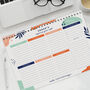 Personalised Tropical Desk Planner For Friends, thumbnail 1 of 3