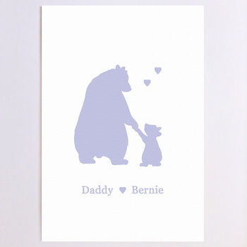 Personalised Bear And Cub Print, 10 of 12
