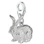 Sterling Silver Rabbit Charm, thumbnail 5 of 10