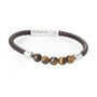 Personalised Men's Woven Tiger's Eye Bracelet, thumbnail 7 of 7