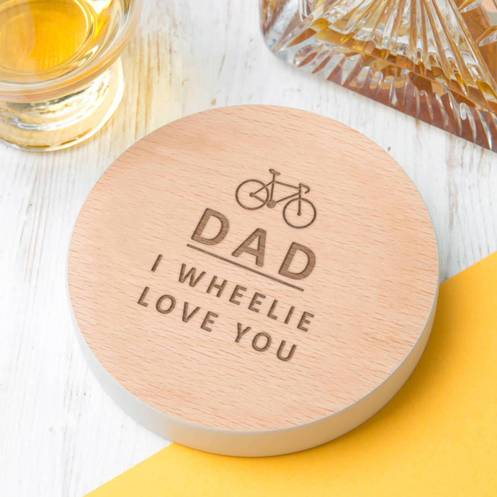 Personalised 'I Wheelie Love You' Cycling Pun, 1 of 6
