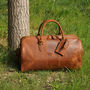 Leather Weekend Bag, thumbnail 1 of 12