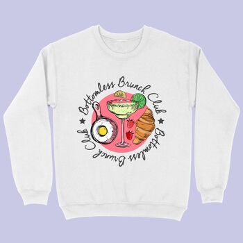 Bottomless Brunch Club Sweatshirt, 2 of 2