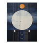 Abstract Solar Eclipse Moon Lover Space Wall Art Print, thumbnail 6 of 6