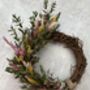 Large Spring Dried Flower Wreath, thumbnail 2 of 9