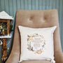 Personalised Christmas Remembrance Verse Cushion, thumbnail 3 of 3
