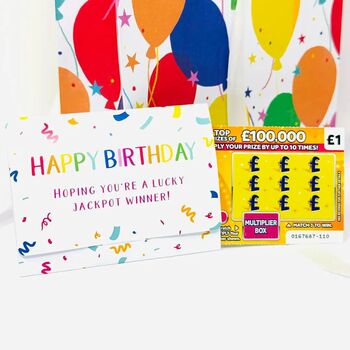 Birthday Scratch Card Holder, 2 of 5