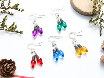 Christmas Fairy Light Drop Earrings – Mix And Match, 6 of 10