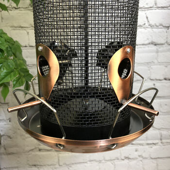 Giant Copper Style Seed Bird Feeder, 5 of 7