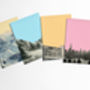 Set Of Four Art Postcards. Coloured Skies, thumbnail 2 of 6