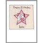 Personalised Star Age Birthday Card For Her, thumbnail 11 of 12