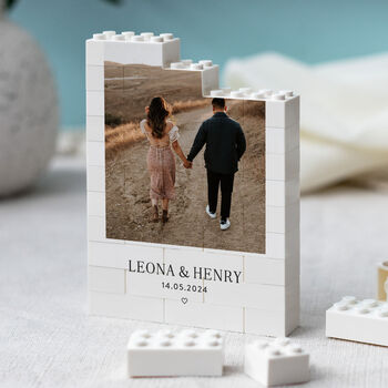 Personalised Romantic Photo Brick Keepsake Block Gift, 10 of 11