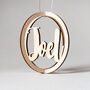 Personalised 3D Bauble Tree Decoration, thumbnail 2 of 2