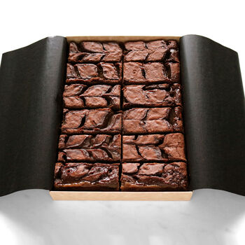 Salted Caramel Brownies, Gift Box Of 12, 5 of 6