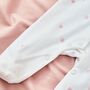 Personalised Our 1st Father's Day Pink Star Sleepsuit, thumbnail 2 of 3