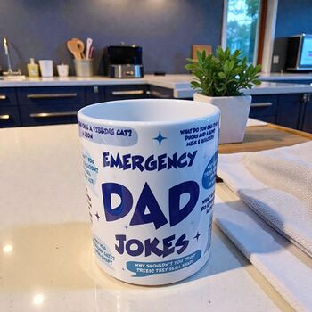 Emergency Dad Jokes Mug – Funny Gift For Him Dad, 4 of 5