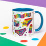 Rainbow Positivity Mug, thumbnail 1 of 3