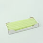 G Decor Pack Of 10 Or 20 Matte Green Dinner Candles, thumbnail 4 of 4