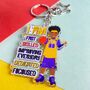 Boys Basketball Keyring/ Bag Charm, thumbnail 1 of 3