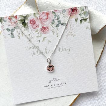 Sterling Silver Polished Love Heart Necklace – Meaningful Mother’s Day Gift For Mum, 4 of 9