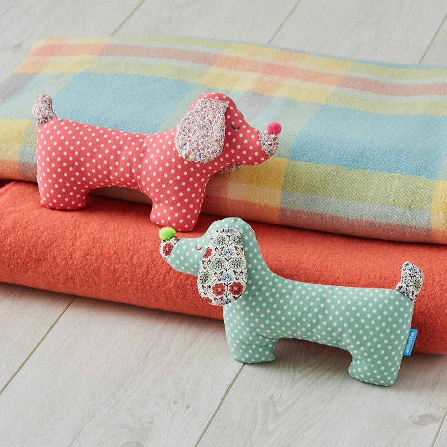 sausage dogs baby gift set for twins by albetta | notonthehighstreet.com