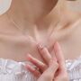 Extra Tiny Pheasant Pendant Necklace In Sterling Silver, thumbnail 5 of 12