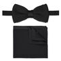 Men's Knitted Bow Tie In Black | Perfect Wedding Neck Tie For Groomsmen, thumbnail 5 of 12