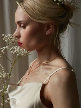 Silver Royal Freshwater Pearl Earrings, 3 of 12