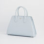 Blue Medium Structured Tote Bag, thumbnail 6 of 7